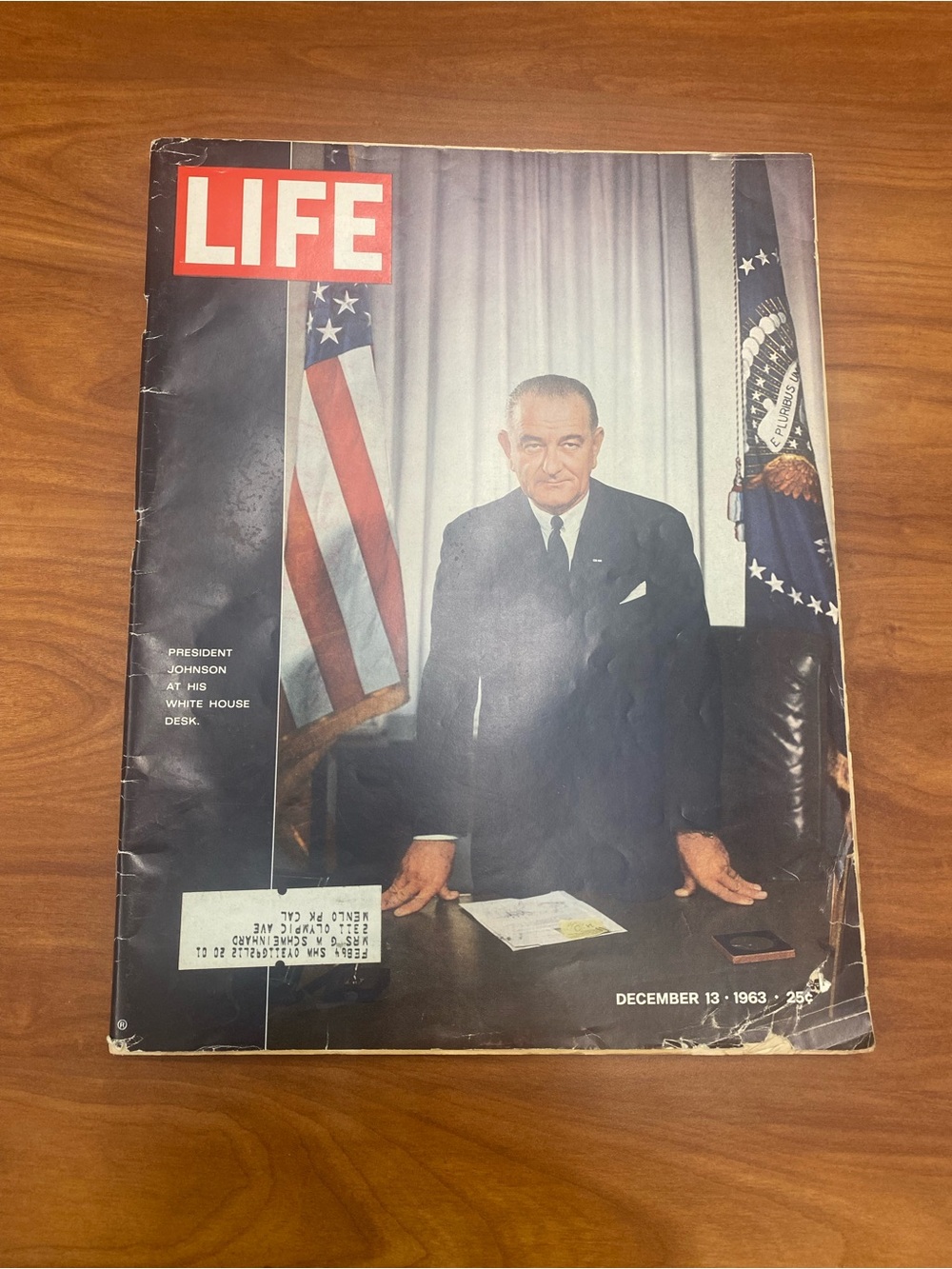 Vintage Life Magazine December 13 1963 President Lyndon B. Johnson